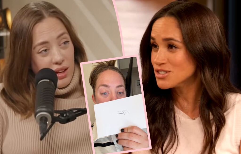 Meghan Markle Sends Handwritten Clapback To ‘Scared’ Podcast Host