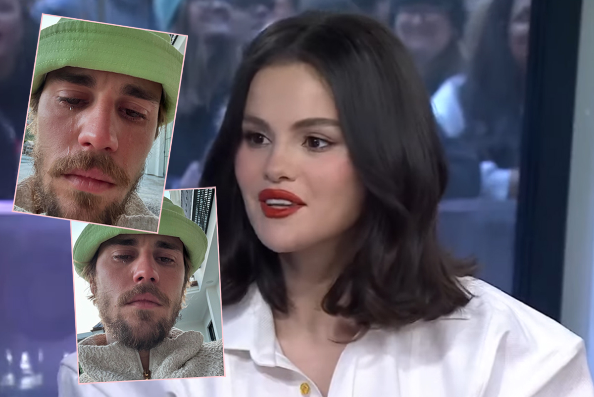 Did Selena Gomez Shade 'Embarrassing' Ex Justin Bieber For Crying On IG In New Song?? - Perez Hilton