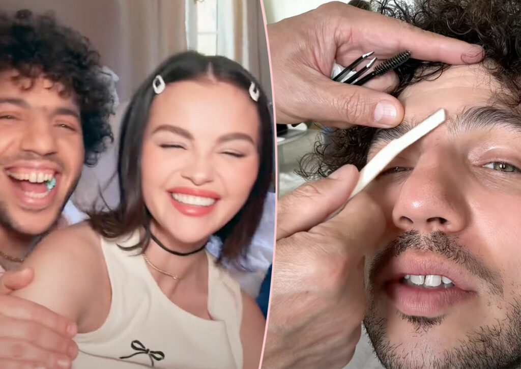 Benny Blanco 'Finally' Plucks His Unibrow As Selena Gomez Looks On! Watch!