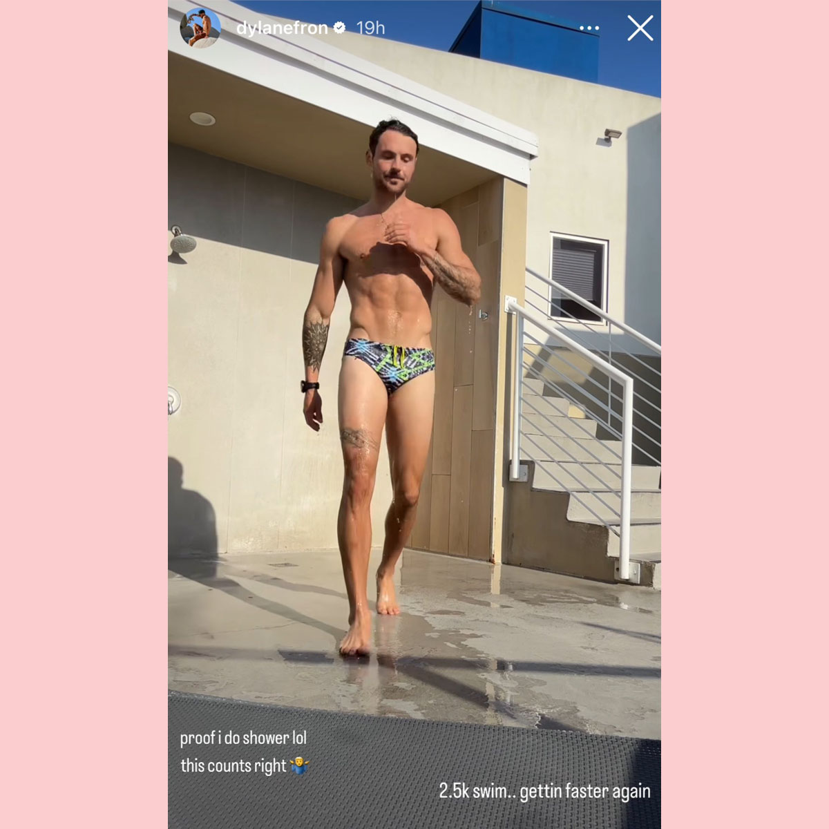 Dylan Efron Offers Sexy Proof He DOES Shower!