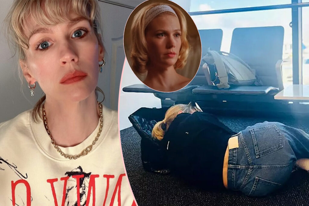 Millionaire Mad Men Star January Jones Dragged For Complaining About Airline's $15 Voucher For Flight Delay