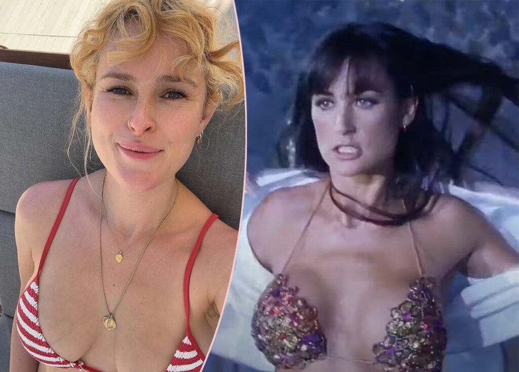 Rumer Willis SIZZLES In Mom Demi Moore's Striptease Bikini 30 Years Later! Look!