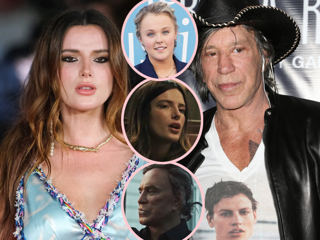 Bella Thorne Reacts To Mickey Rourke’s Homophobic Behavior On Big Brother, Claims He Hit & Bruised Her Genitals With Metal Grinder On Set