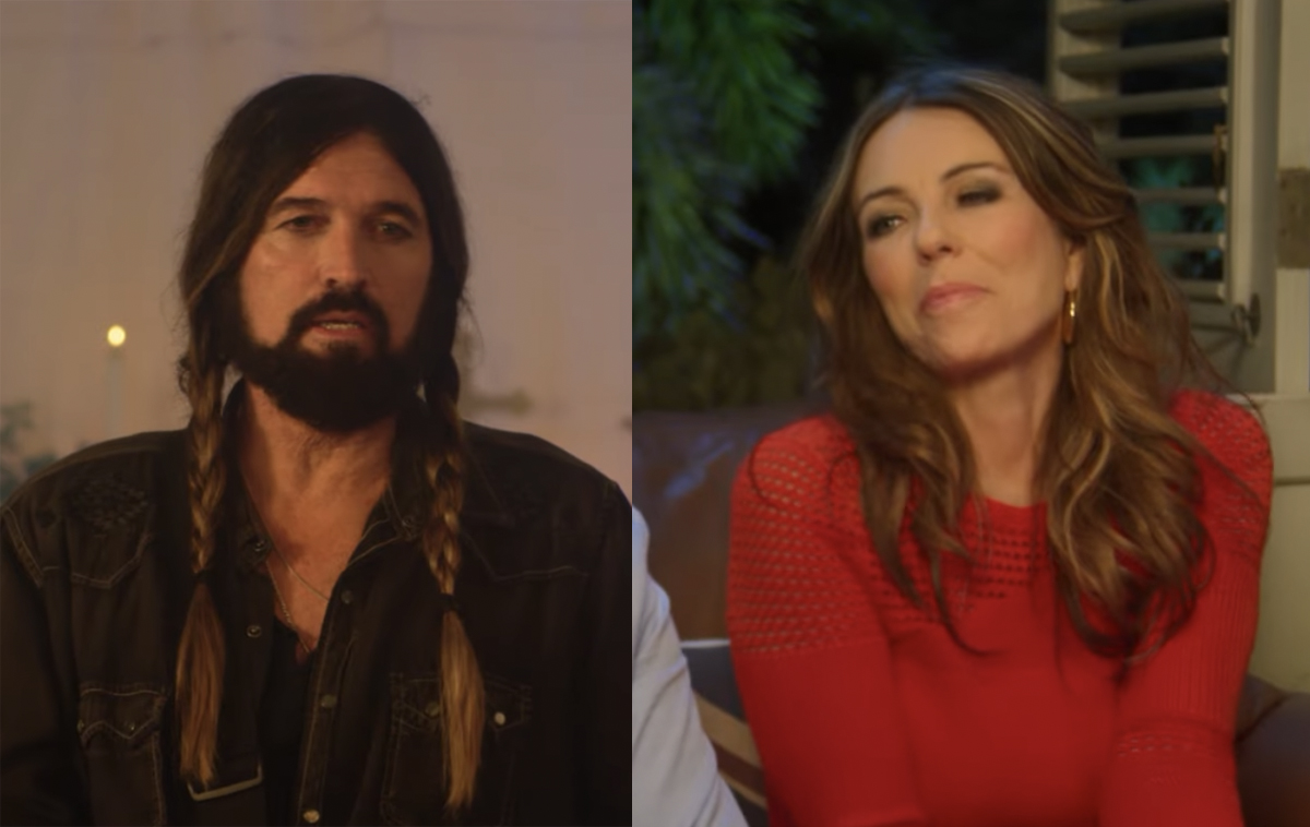 Billy Ray Cyrus and Elizabeth Hurley in Christmas in Paradise