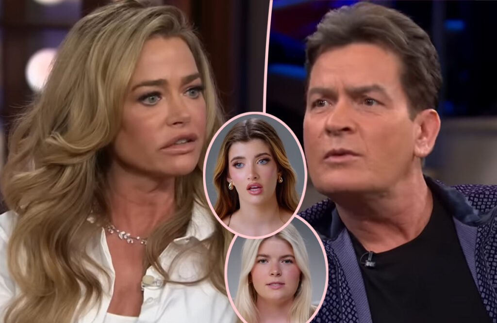 How Denise Richards Told Daughters Dad Charlie Sheen Is HIV-Positive