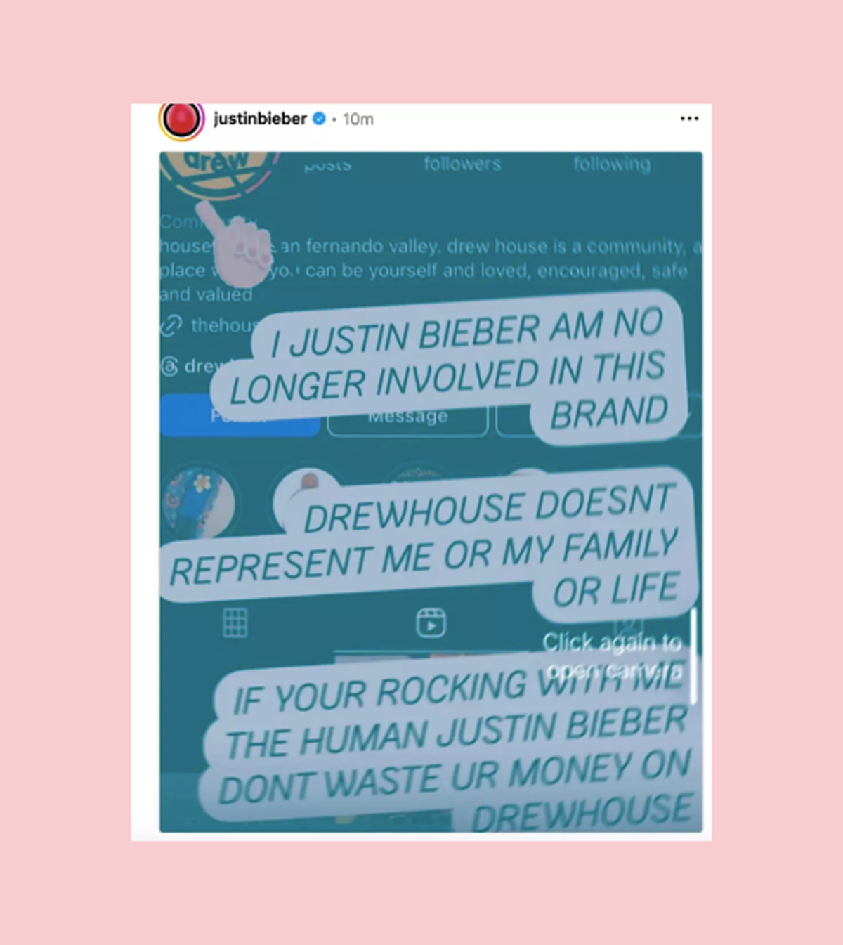 Justin Bieber Quits Drew House