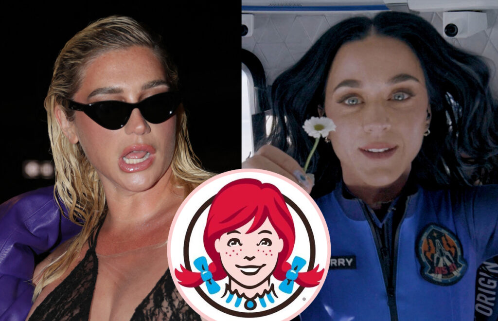 Kesha Shades Katy Perry Blue Origin Flight Wendys Tweet