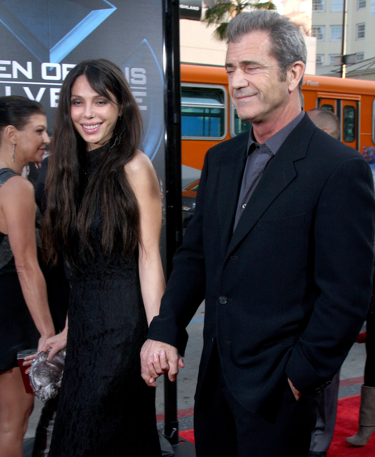 Mel Gibson with Oksana Grigorieva in 2009
