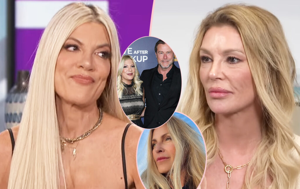 Tori Spelling & Brandi Glanville FINALLY Hash It Out After Their Years-Long Feud Over A Bad First Impression & The 90210 Star’s Affair!