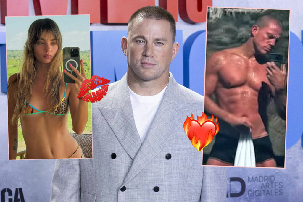 Shirtless Channing Tatum Kisses GF Inka Williams In New Pics As The Pair Go Instagram Official!