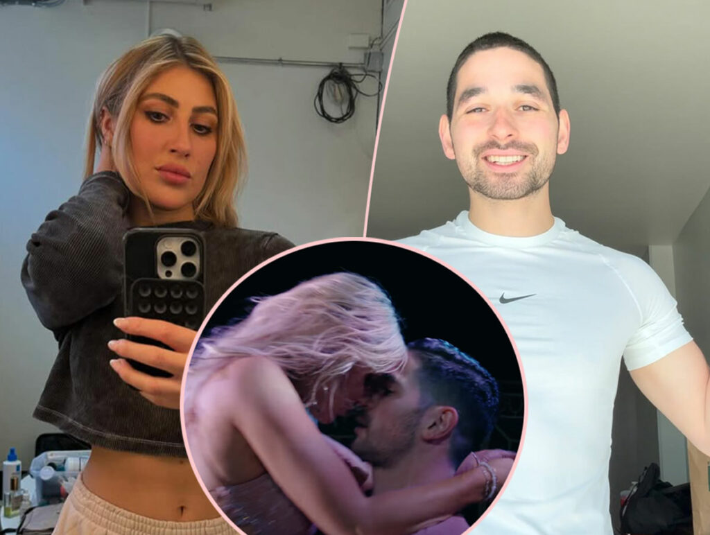 It's Official! Emma Slater & Alan Bernsten Share A HOT Smooch During DWTS Tour Show!