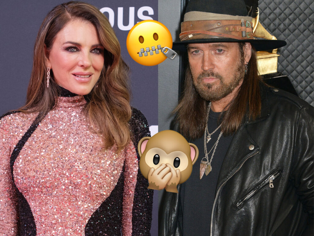 Elizabeth Hurley Made Her Inner Circle Swear To Keep Billy Ray Cyrus Romance A Secret For A WHILE Before Hard Launch!