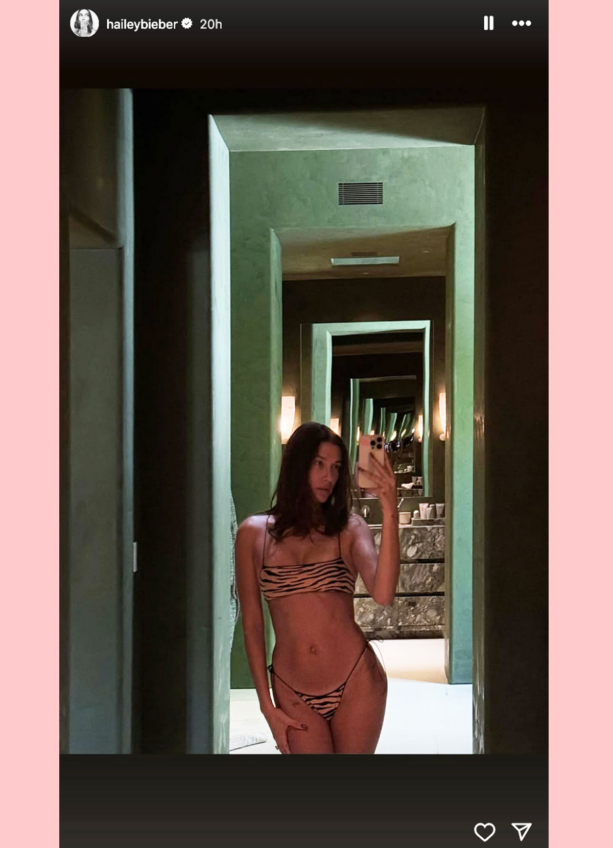Hailey Bieber bikini body 2025