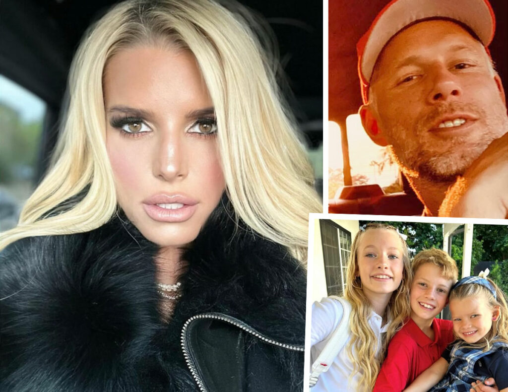 Jessica Simpson Spotted Looking Emotionless On Family Outing With Ex Eric Johnson