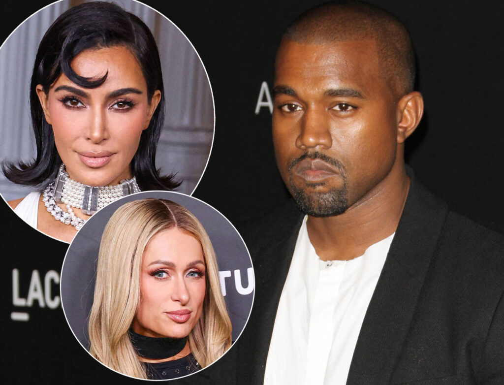 Kanye West Declares He ‘Should’ve Had Babies’ With Paris Hilton Instead Of Kim Kardashian!