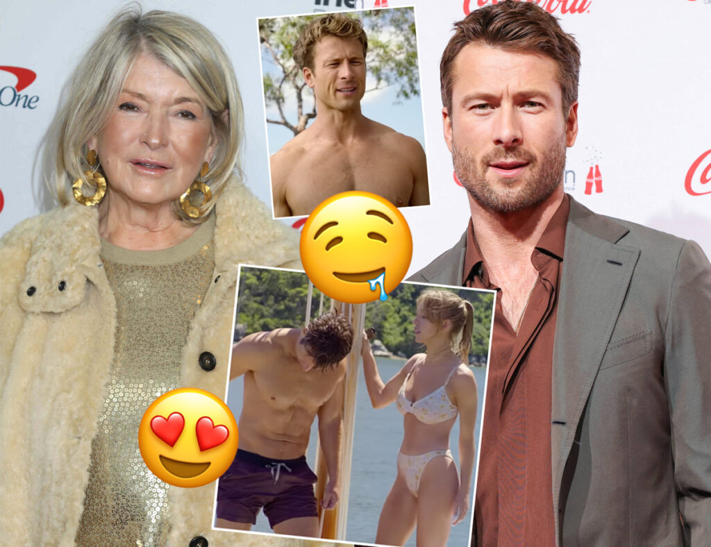 Martha Stewart Is TOTALLY Hot & Bothered Over Glen Powell!