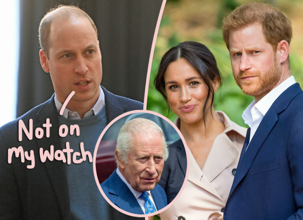 Prince William To Strip Harry & Meghan Of Royal Titles