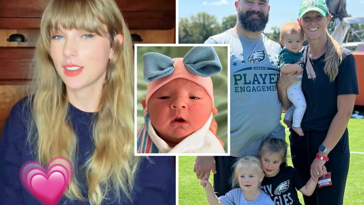 Taylor Swift Reacts To Arrival Of Kylie & Jason Kelce's Fourth Baby! - Perez Hilton