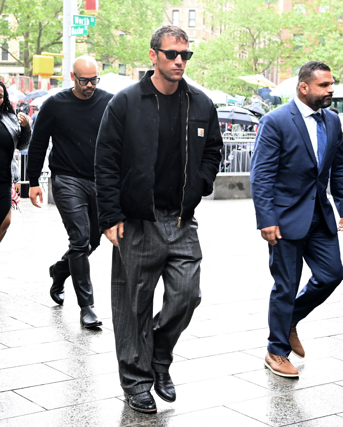 Alex Fine outside courtroom in Diddy trial