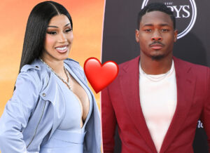 Cardi B Confirms Romance With NFL Player Stefon Diggs With Courtside