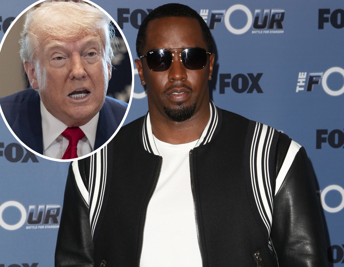 Diddy's Last Ditch Defense Angling For A Trump Pardon! Perez Hilton