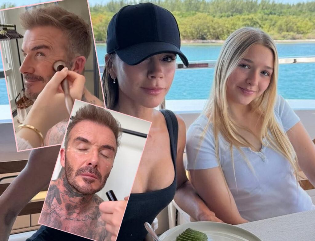 Harper Beckham Gives Dad David A Makeover