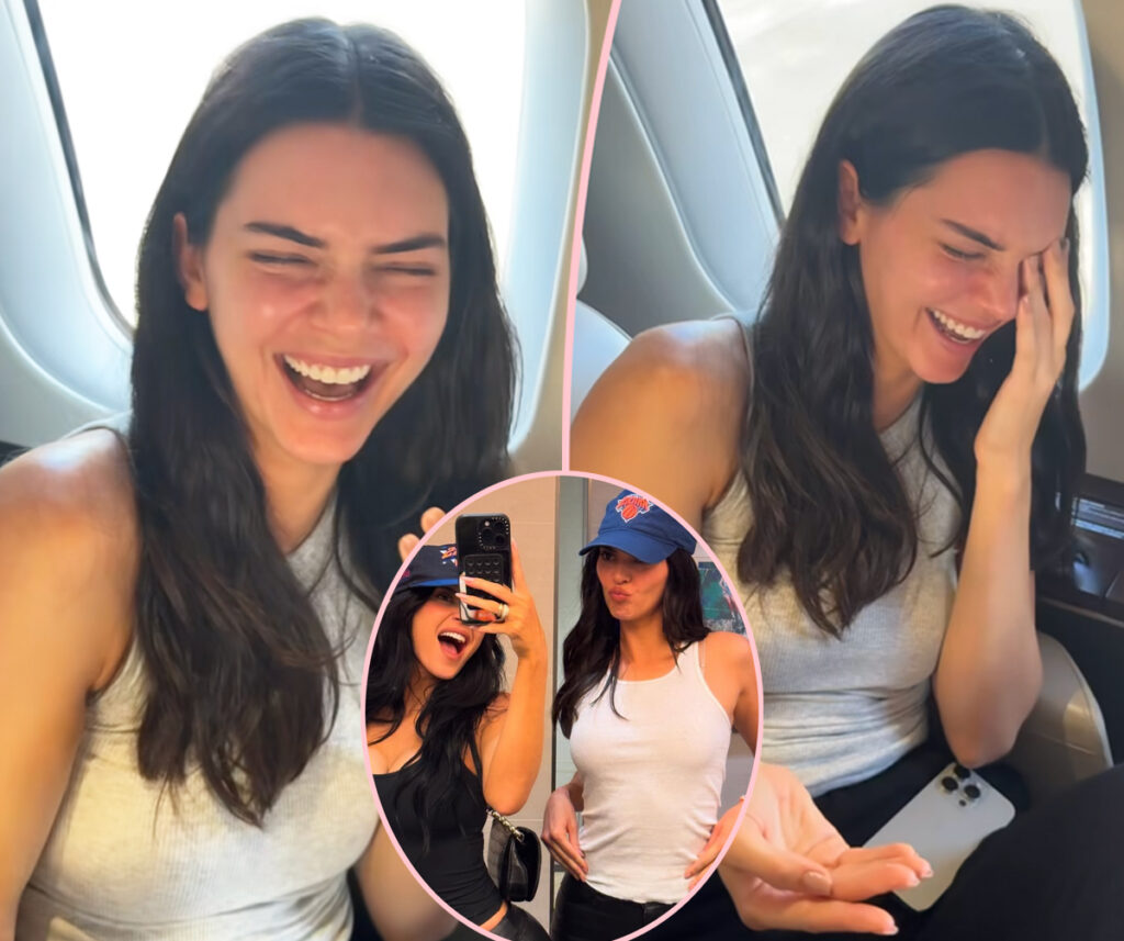 Kendall Jenner Chipped Her Front Tooth On The Way To The Knicks Game! Oh No!