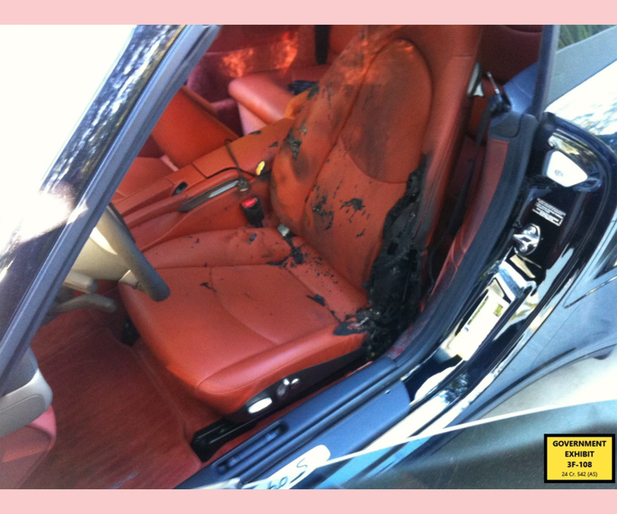 Kid Cudi car fire Diddy trial photos 1