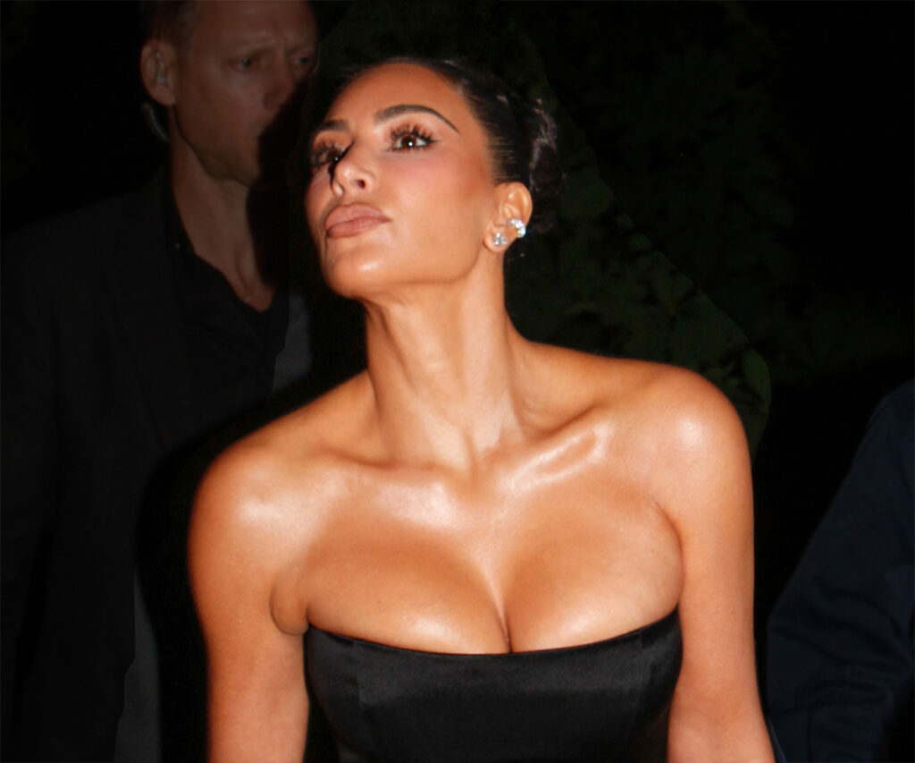 Kim Kardashian Nipple Piercings