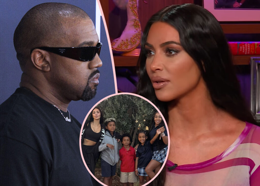 Kim Kardashian Takes Extreme Measures To Protect Herself & Her Children After Kanye Rants He'll 'Go Get These Kids'
