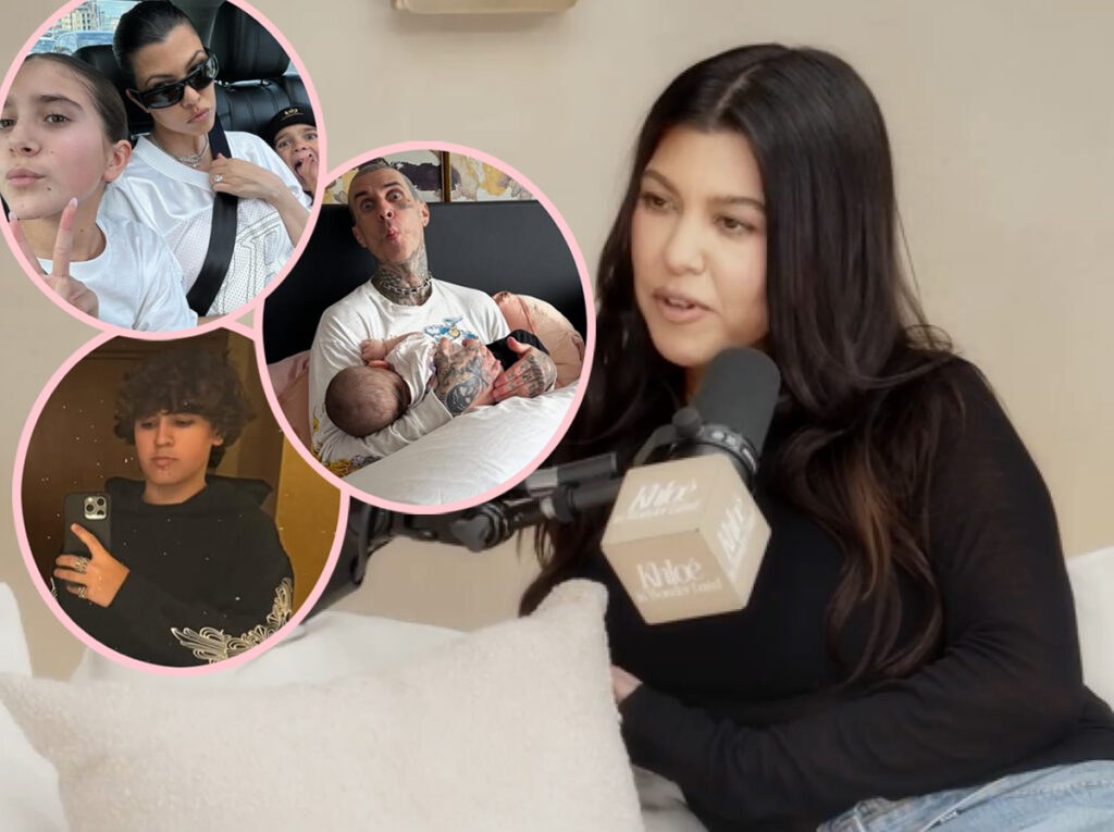 Kourtney Kardashian Will ‘Nurse The Fever Out’ Of Her Kids Instead Of Giving Them Medication – And Thinks School Is Outdated