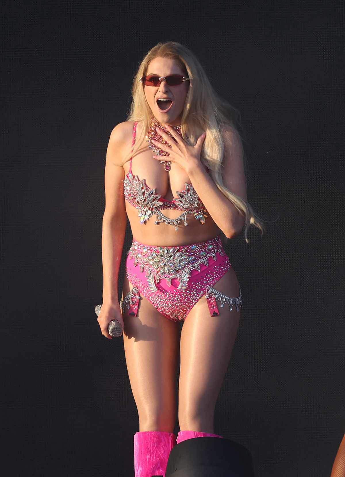 Meghan Trainor Wango Tango Concert outfit
