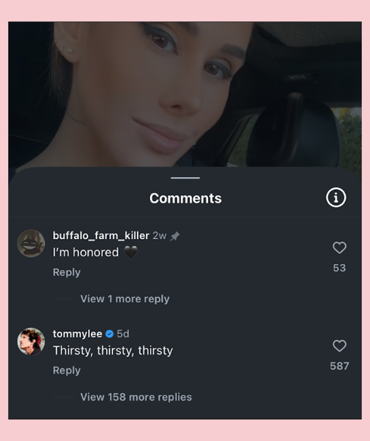The WILD Comments Tommy Lee Has Been Leaving On Brittany Furlan's Instagram Amid Ronnie Radke Catfishing Scandal!