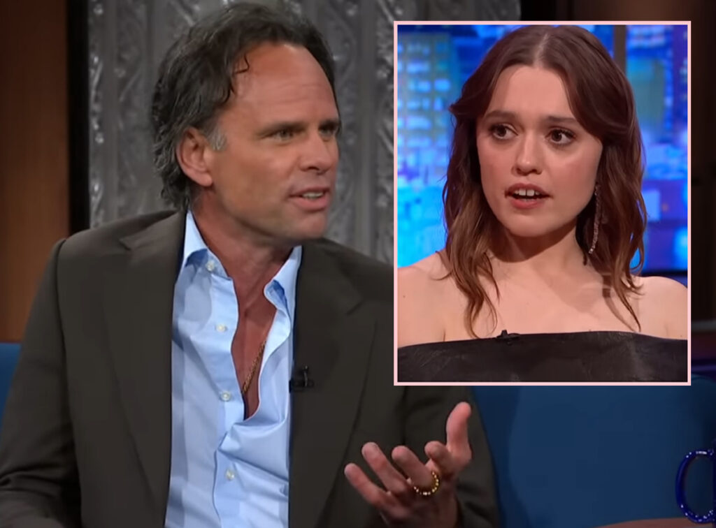 Walton Goggins Abruptly Ends ‘Off-The-Rails’ Interview After Questions About Aimee Lou Wood Feud