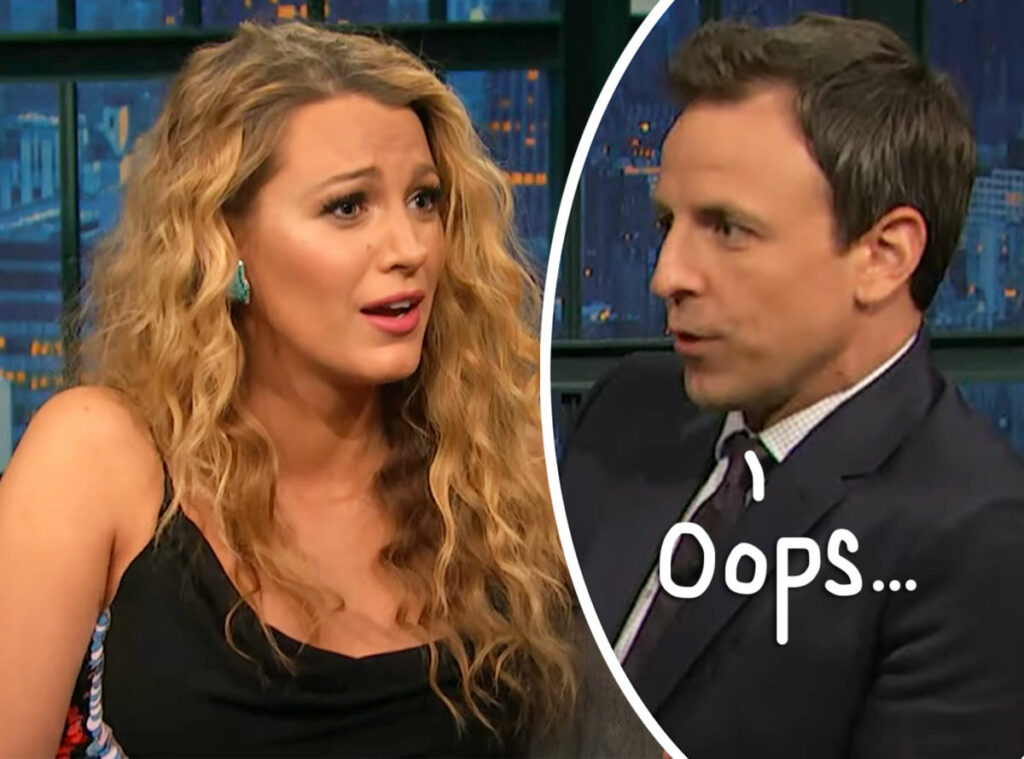 ANOTHER Awkward Blake Lively Interview Resurfaces -- This Time With Seth Meyers!