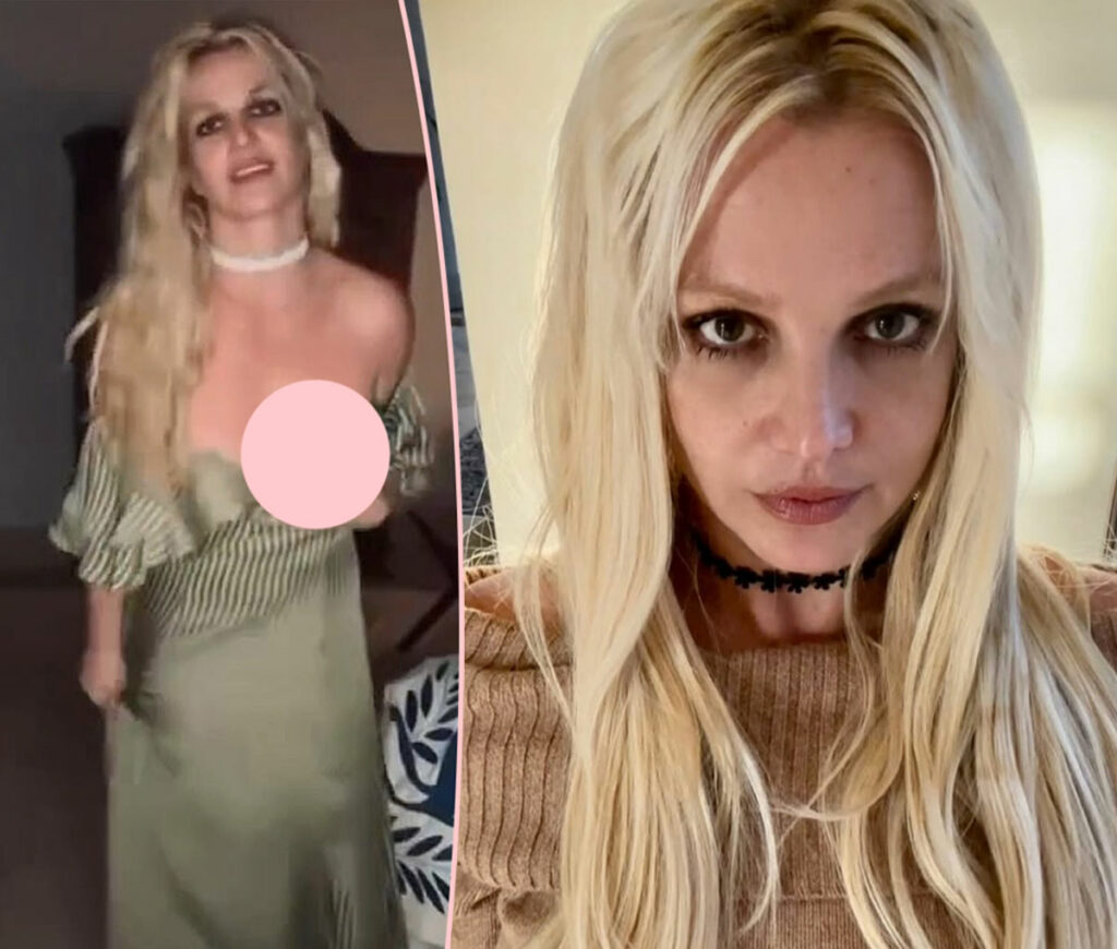 Oops! Britney Spears Flashes Boobs During Accidental Wardrobe Malfunction In New Video -- That She Posted Anyway?!