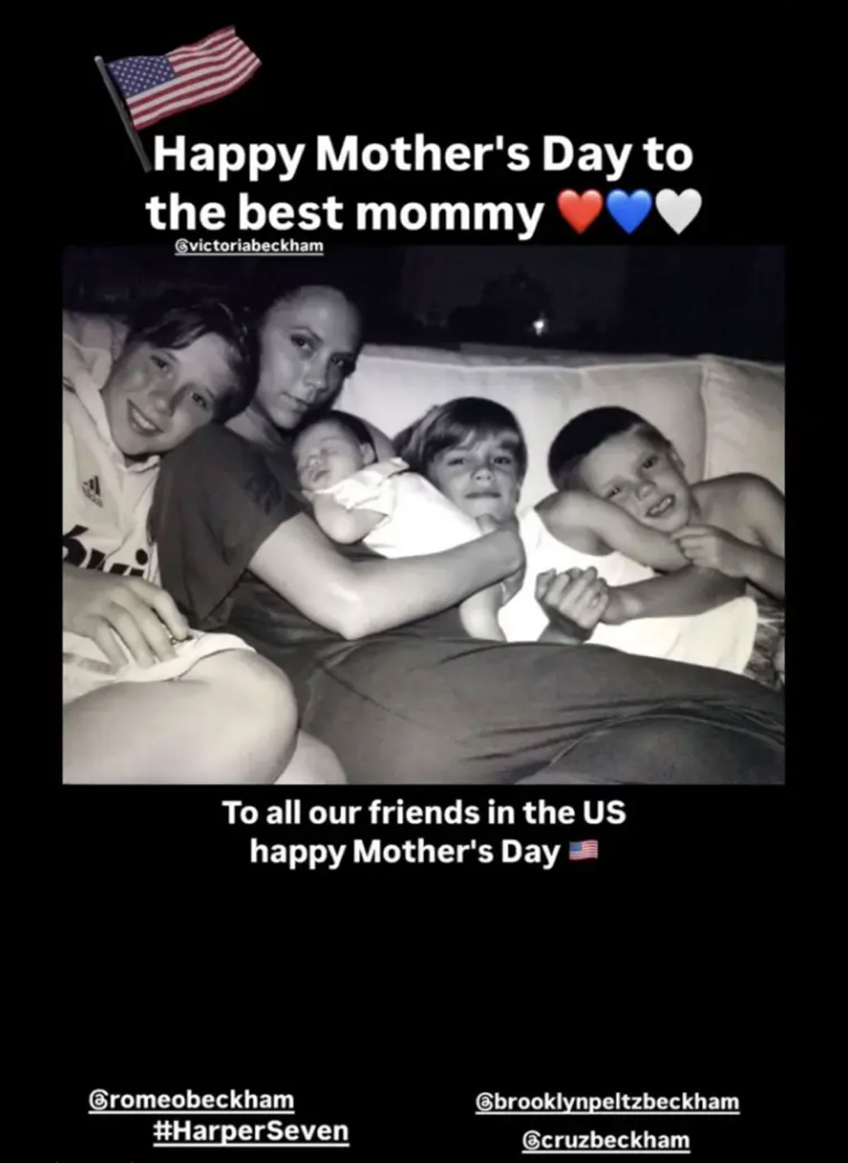 David Beckham inclui o Brooklyn no Sweet Mother Day Tribute a Victoria em meio a uma briga - um ramo de azeitona ou apenas controle de danos?