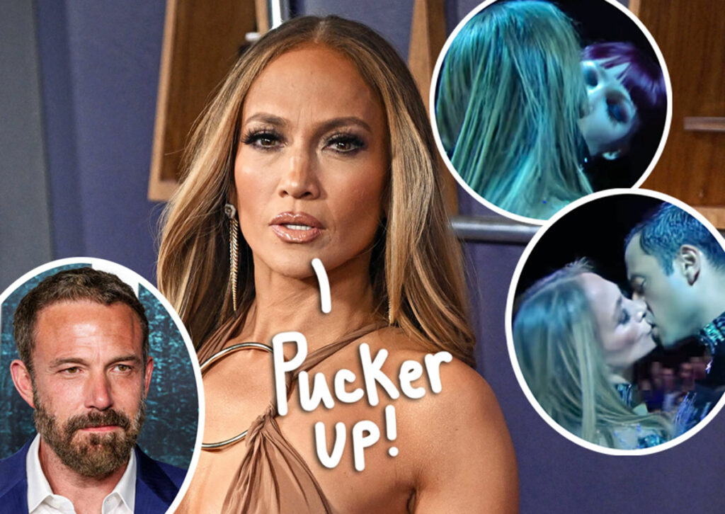 Jennifer Lopez Kisses Male & Female Dancers At AMAs Following Ben Affleck Divorce