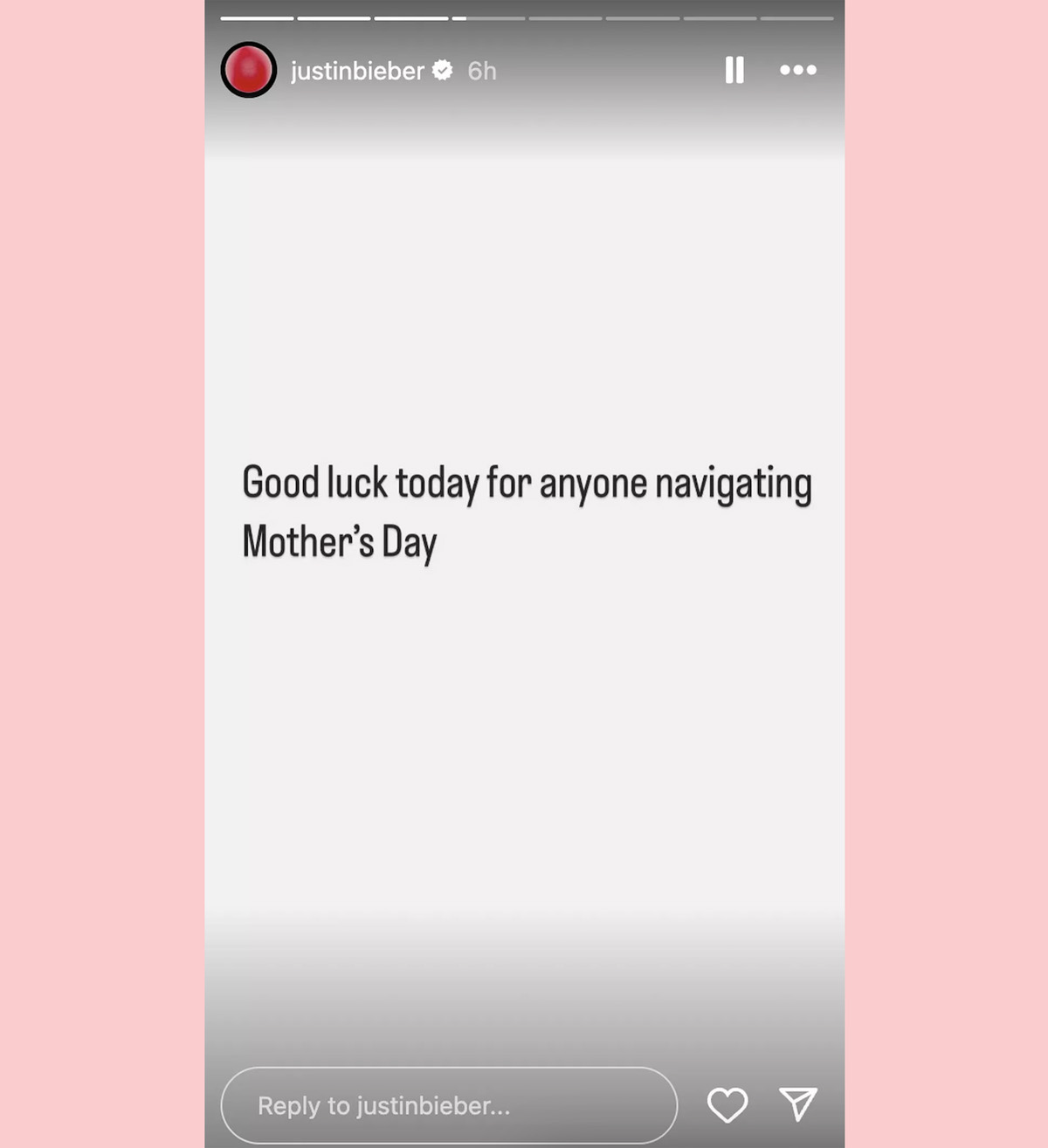 Justin Bieber Upsets Fans With 'Vile' Mother's Day Post: 'He Literally Hates Her'