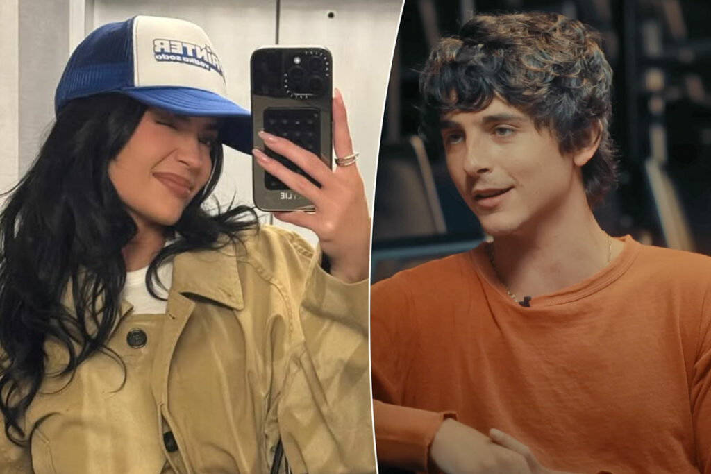 Kylie Jenner & Timothée Chalamet Pack On PDA At Lakers Game! LOOK!