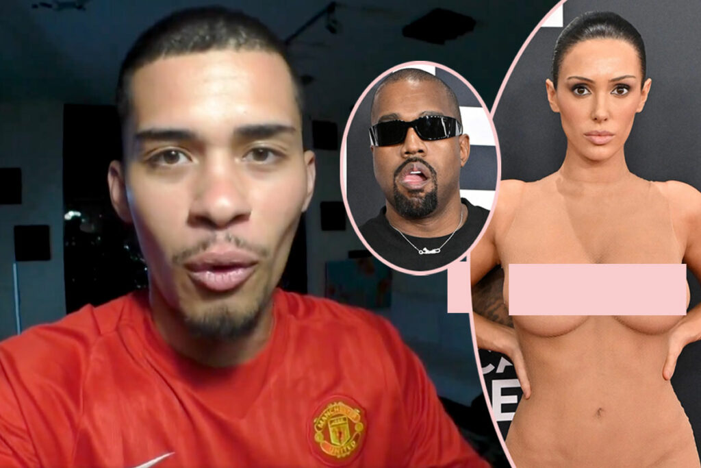 Streamer Quickly Covers Camera As Bianca Censori Walks By In Completely Sheer Bodysuit!