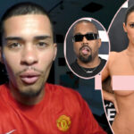 Streamer Quickly Covers Camera As Bianca Censori Walks By In Completely Sheer Bodysuit!