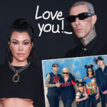 Travis Barker Shares Never-Before-Seen Pics Of Baby Rocky & Pregnant Kourtney Kardashian For Mother’s Day!