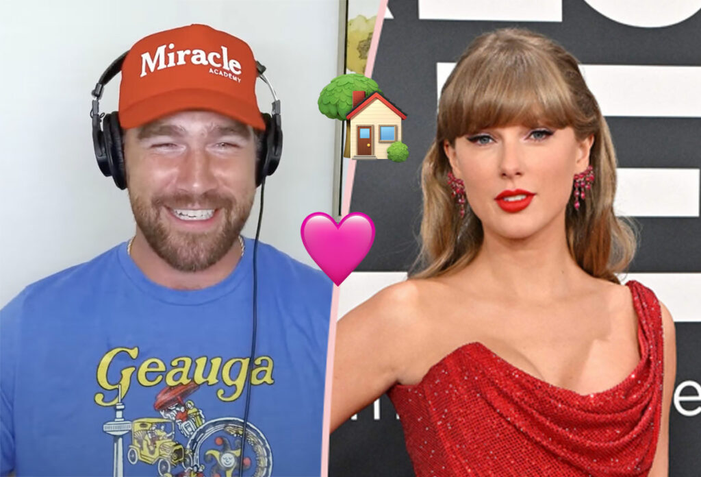 Travis Kelce Accidentally Hints He & Taylor Swift Are Living Together!
