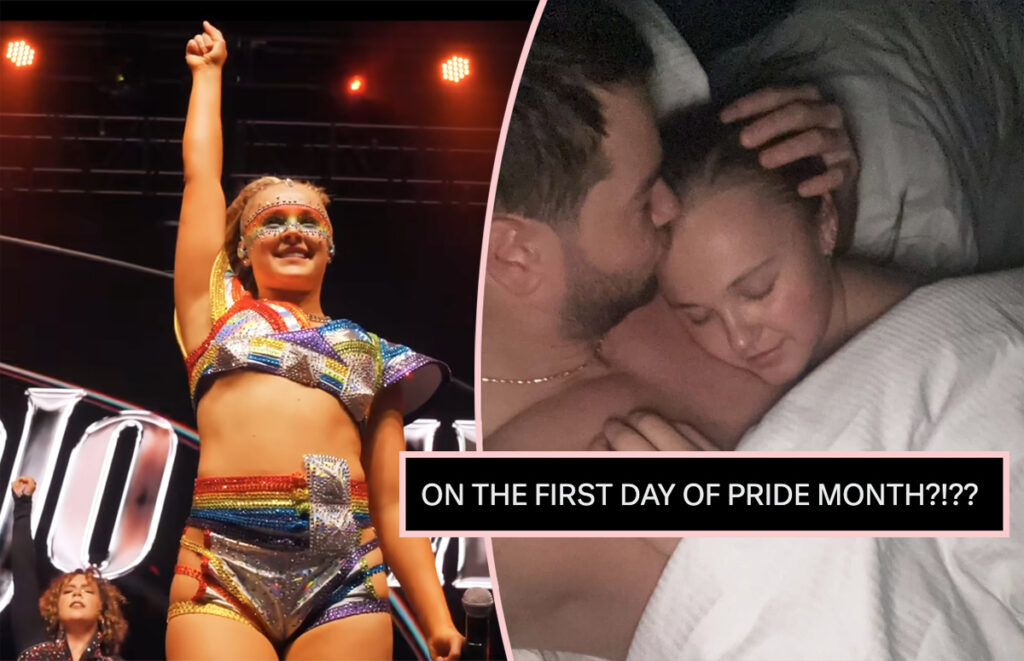 JoJo Siwa In Bed Chris Hughes Photo Fan Reaction