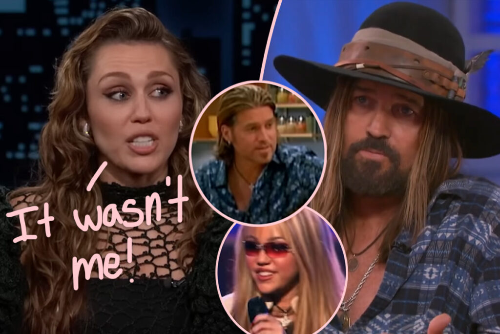 Miley Cyrus Reveals Craziest Thing Billy Ray Did On Hannah Montana Set -- That She Got Blamed For!