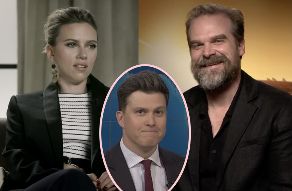 Scarlett Johansson Interview David Harbour No Dating Non Celebrities