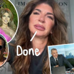 Teresa Giudice Abruptly Ends Interview When Pressed About Her Tax Issues! 