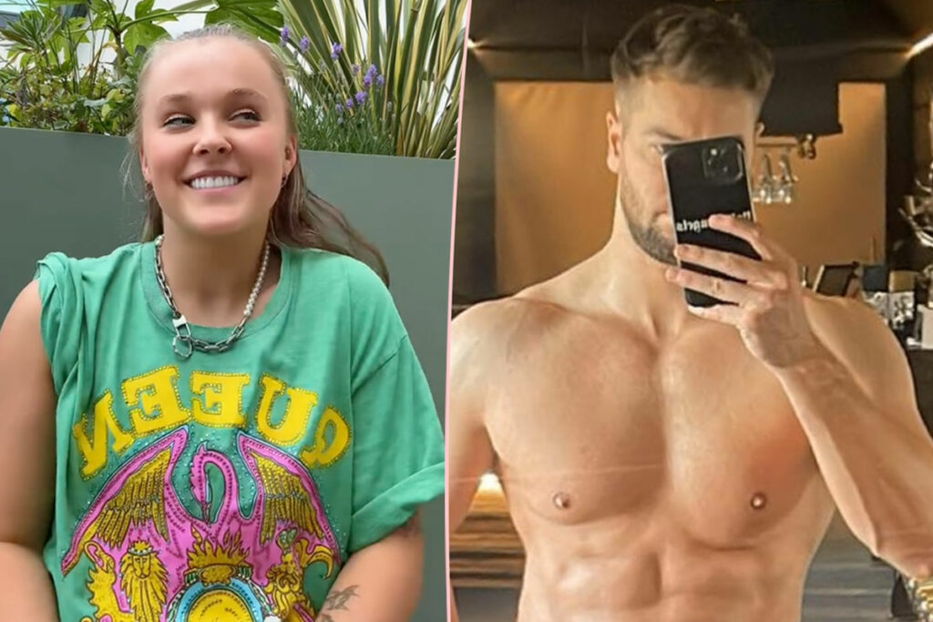 OMG! Chris Hughes Posts Clothes-Free Selfie Cuddling With JoJo Siwa In Bed!