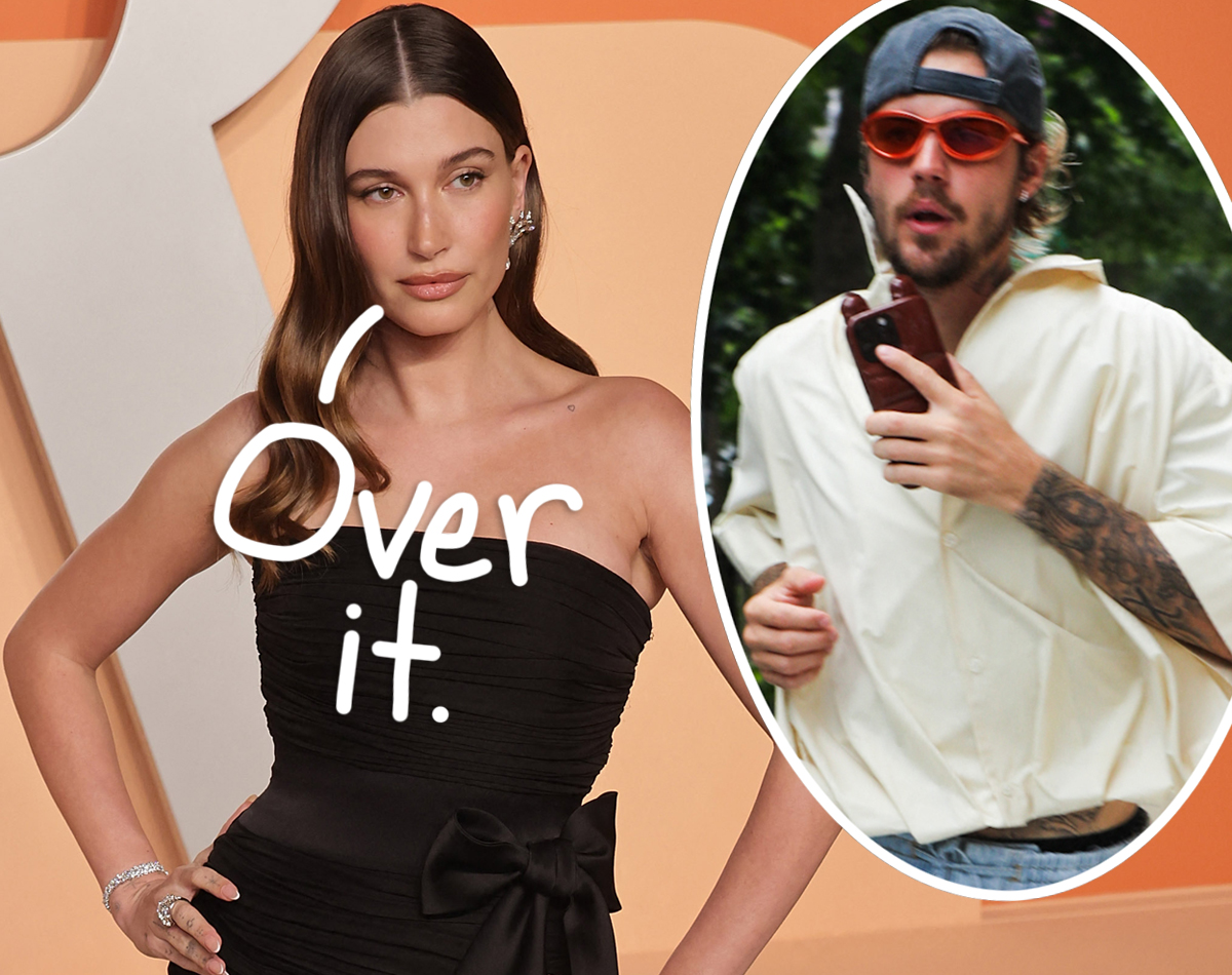 Hailey Bieber Feels 'Unsupported' By Justin Amid His Instagram 'Antics' -  But He's Got A Complaint About Her, Too! - Perez Hilton